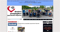 Desktop Screenshot of drustvo-para-ce.si